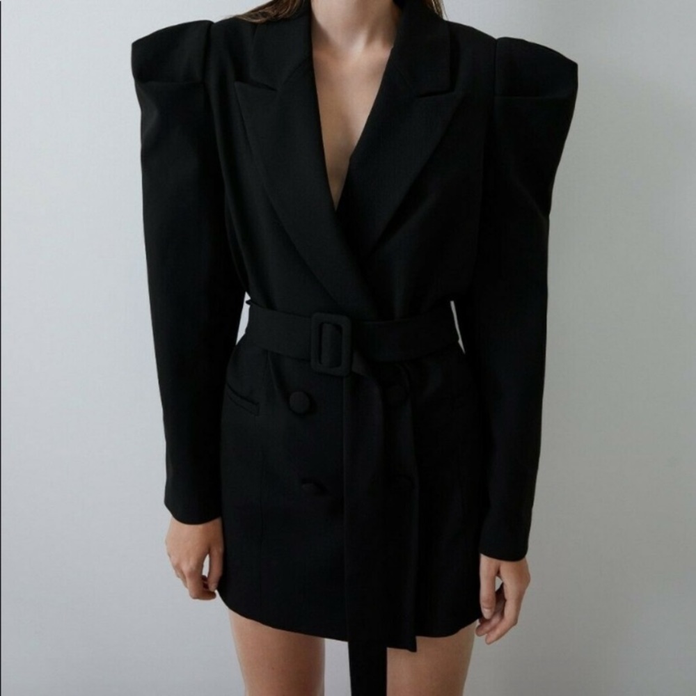 Zara Oversized Black Blazer
